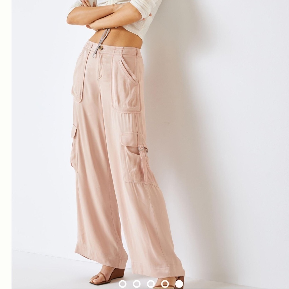 Anthropologie Wide-Leg Cargo Pants 10